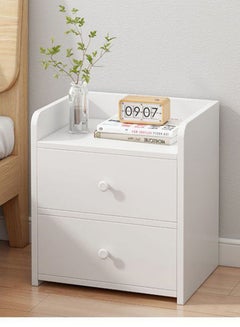 Buy Nightstand Bedside Table End Side Table with Storage Drawer White Accent Table Easy Assembly Bedside Storage Cabinet Organizer for Living Room Bedroom Office in Saudi Arabia