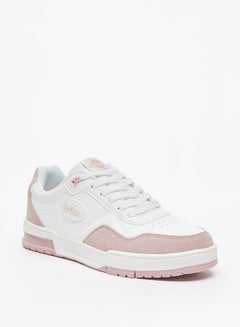 Buy Women'S Logo Detail Casual Sneakers With Lace-Up Closure in Saudi Arabia