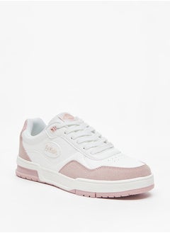 اشتري Women'S Logo Detail Casual Sneakers With Lace-Up Closure في السعودية