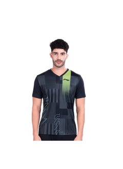 Buy LINING ROUND NECK-T-SHIRT- (BLACK) (ATST965-4-2XL) in UAE