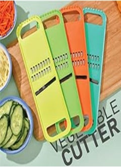 Buy Multipurpose Vegetable and Fruit Cutter Potato Chippers (Multicolour) in Egypt