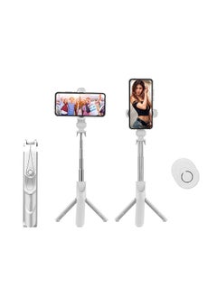 Buy 5-Section Extendable Selfie Stick Integrated Universal Phone Holder Tabletop Tripod with BT Remote Controller 10m Wireless Control for iPhone Samsung Huawei Xiaomi Phones in Saudi Arabia