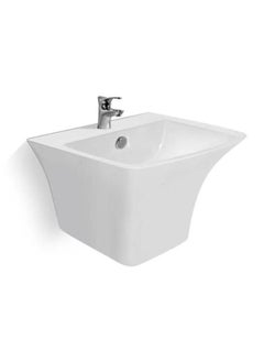 Buy MILANO WALL HUNG WASH BASIN 505X465X395MM - 629 in UAE