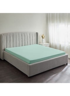 اشتري Derby Solid Microfiber Double Fitted Sheet 200 x 25 x 140 cm في السعودية