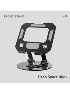 Buy Metal iPad Stand Foldable Tablet Stand 360° Rotation Adjustable iPad Pro Stand,Multi-Angle Tablet Stand for Desk in Saudi Arabia