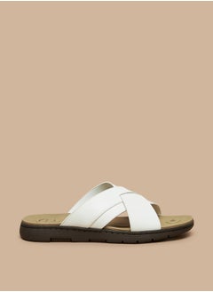 اشتري Men's Cross Strap Slip-On Sandals في الامارات