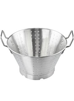 Buy Stainless Steel Colander for Commercial, Hotel, Restaurant and Home Use, Perforated Design in UAE