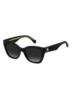 Buy Women's Uv Protection Rectangular Shape Acetate Sunglasses Th 1980/S Grey 44 - Lens Size: 43.6 Mm - Black in Saudi Arabia