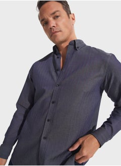 Buy Essential Patterned Regular Fit  Shirt in UAE