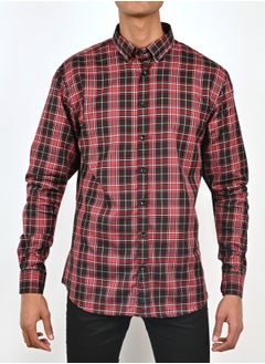 Buy Men’s checkered shirt long sleeve in Egypt