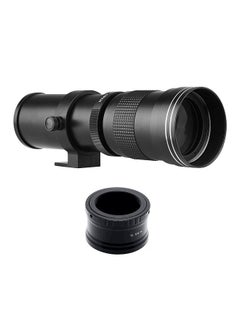 اشتري Camera MF Super Telephoto Zoom Lens F/8.3-16 420-800mm T2 Mount with M-mount Adapter Ring 1/4 Thread Replacement for Canon M M2 M3 M5 M6 Mark II M10 M50 M100 M200 Cameras في الامارات