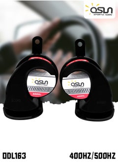 Buy OSN Car Horn 12V 72W 110dB Strong Sound Two Tone 400Hz/500Hz OE Quality Power Sports Horn Compact Plus ODL163 in Saudi Arabia