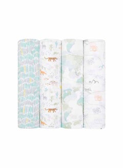 اشتري Muslin Swaddle Blanket - Pack of 4 - Voyager في الامارات