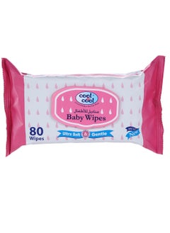 Buy Baby Wipes Ultra Soft 80 Piece in Saudi Arabia