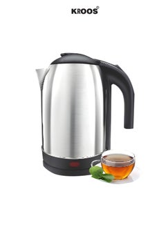 Buy Stainless steel water kettle 1.8 liters KR-5401 in Saudi Arabia