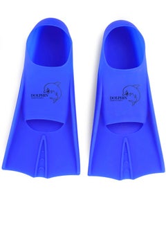 اشتري زعانف قصيرة للتدريب على السباحة من السيليكون مقاس XS (30-32)، أزرق في مصر