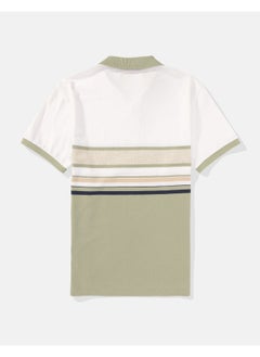 Buy AE Striped Polo Shirt in Saudi Arabia