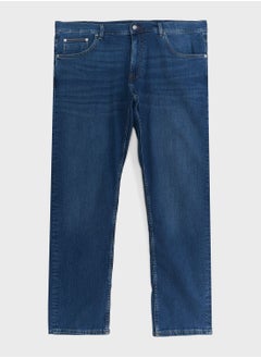 Buy Mid Wash Slim Fit Jeans in Saudi Arabia