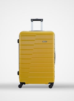 Buy Beta Cabin Size ABS Hardside Spinner Luggage Trolley 20 Inch Yellow in UAE