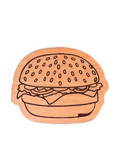 اشتري Laser Crafts Burger Maganet Wood في مصر