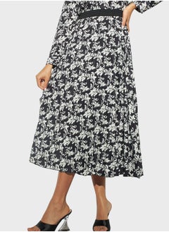 اشتري High Waist  Printed Skirt في السعودية