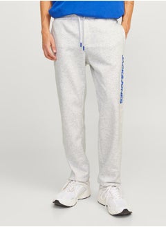 Buy Logo Print Regular Fit Joggers in Saudi Arabia