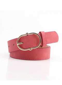 Buy Ladies' Alloy Pin Buckle Is Versatile And Stylish With A Belt 105cm Red in UAE