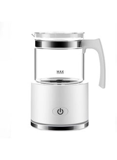 Buy 4-in-1 Automatic Cold/Hot Milk Frother Milk Warmer 600W SH01W White in Saudi Arabia