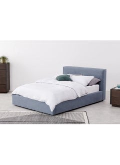 Buy Button Tufted Bed Blue 160Cm in Egypt