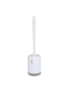 Buy Toilet Brush and Holder Set Toilet Bowl Brush Bathroom Hollow Drainage Holder Toilet Soft Cleaner Brush Kit with Caddy in UAE