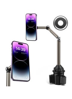 Buy JSAUX Magnetic Cup Phone Holder for Car & Truck with Long Arm, Superior N52 Magnet Cellphone Cradle Compatible with iPhone, Samsung Galaxy, Google Pixel in UAE