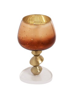 Buy Ombre Candle Holder, Multicolour - 12x22 cm in UAE