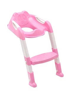 اشتري Portable Folding Step Stool Toilet Potty Training Ladder Seat For Children - Pink في الامارات