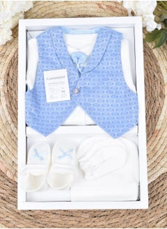 Buy 4-Piece Baby Suit Set with Gift Box in Saudi Arabia