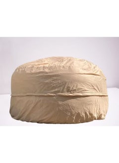 اشتري Large Bean Bag Cover(Filler Not Included) Round Soft Fluffy Cover with Faux Fur في الامارات