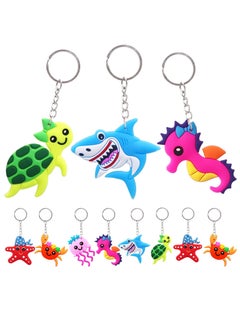 Buy 24pcs Cartoon Keychains, PVC Sea World Party Decoration Pendant, Sea Animal Keychains for Undersea Party Supplies, Kids Party Bag Fillers, School Carnival Rewards, Decorative School Bag Key Zipper in UAE