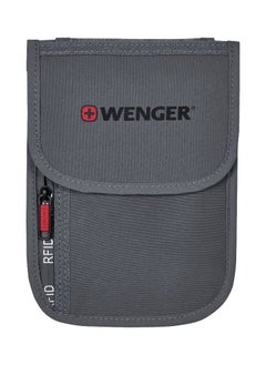 اشتري Wenger Travel Document Rfid Neck Pouch Grey - 611878 في الامارات