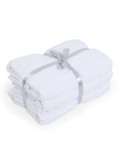 Buy 3 Pieces Hand Towel  Tex 4060450Wht in UAE