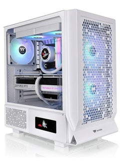 اشتري NANOTECH Thermaltake Ivory Gaming PC, Intel Core i5-12400F, DDR4 16GB  (2*8) 3600Mhz, Nvidia RTX4060 8GB Dual Fan, 1TB NVMe M.2 SSD, 2 Fan AIO Liquid Cooler, 500W PSU, Windows 11 Pro - Wi-Fi في الامارات