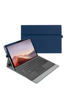 Buy Fintie Case for Microsoft Surface Pro 7 Plus/Pro 7 / Pro 6 / Pro 5 / Pro 4 / Pro 3 12.3 Inch Tablet - Multiple Angle Viewing Portfolio Business Cover, Compatible w/Type Cover Keyboard (Navy) in Saudi Arabia