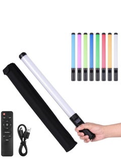 Buy Handheld RGB Tube LED Video Light Stick Atmosphere Light Camera Light Built In Battery And Remote Control OLED Display Suitable for Various Scenes in Saudi Arabia