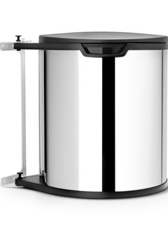 Buy BRABANTIA Builtin Bin 15 litre Brilliant Steel in UAE