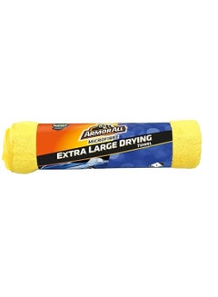 Buy Extra Large Microfibre Drying Towel, Glossy Shine And Strong Absorption, Holds 8X Water, 1 Piece in UAE