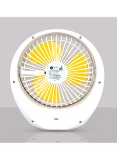 Buy AFRA Japan Portable Compact Fan 3.7V 6 inch 1800mAh With Carrying Handle Rechargeable Adjustable Wide Angle Coverage Low Noise Power Saving Overcharge Protection G-MARK ESMA ROHS and CB in UAE