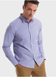 Buy Striped Slim Fit Shirt in UAE