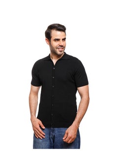 Buy Coup - Woven Polo-Shirt with Short Sleeves in Saudi Arabia