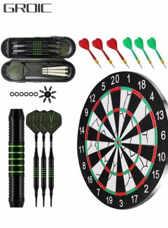 Buy Darts Set,Professional Soft Tip Darts Set for Electronic Dartboard,Dart Suit with Steel Needle Darts,Plastic Tip Darts and Targets in Saudi Arabia