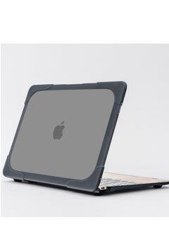 Buy Hard Shell Case Cover with Kickstand Shockproof Function for MacBook Retina (A1534/A1931) 12 inch in UAE