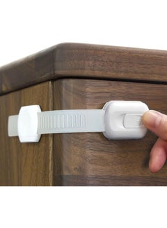 اشتري Baby Proofing set Strong and adjustable child locks suitable to lock door fridge toilet seat cabinet drawer window في الامارات