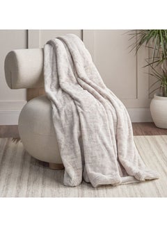 Buy Lydia Luxe Faux Fur Blanket - 150x200 cm in Saudi Arabia